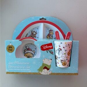 Winnie the Pooh 5pc Melamine Dinnerware Set